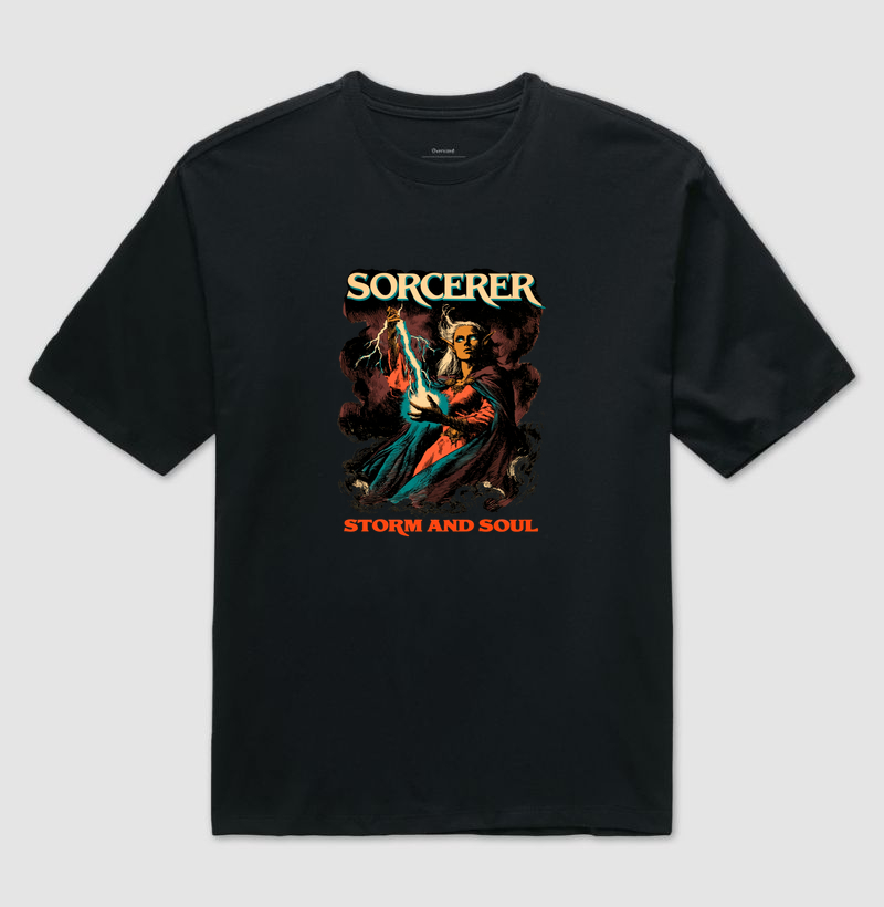 Sorcerer - Storm and Soul - Camiseta Oversized