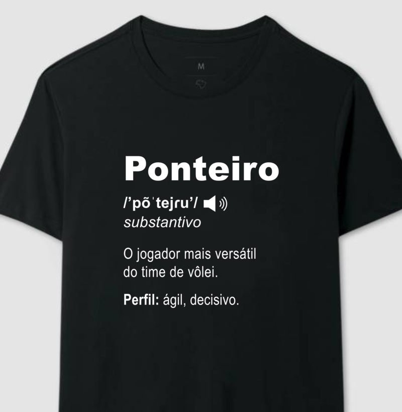 Camiseta Ponteiro Voleibol
