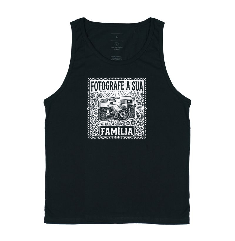 Fotografe a sua família - ilustração branca