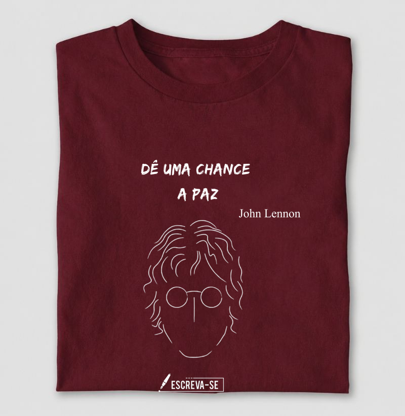 Dê uma chance a paz.  - Camiseta