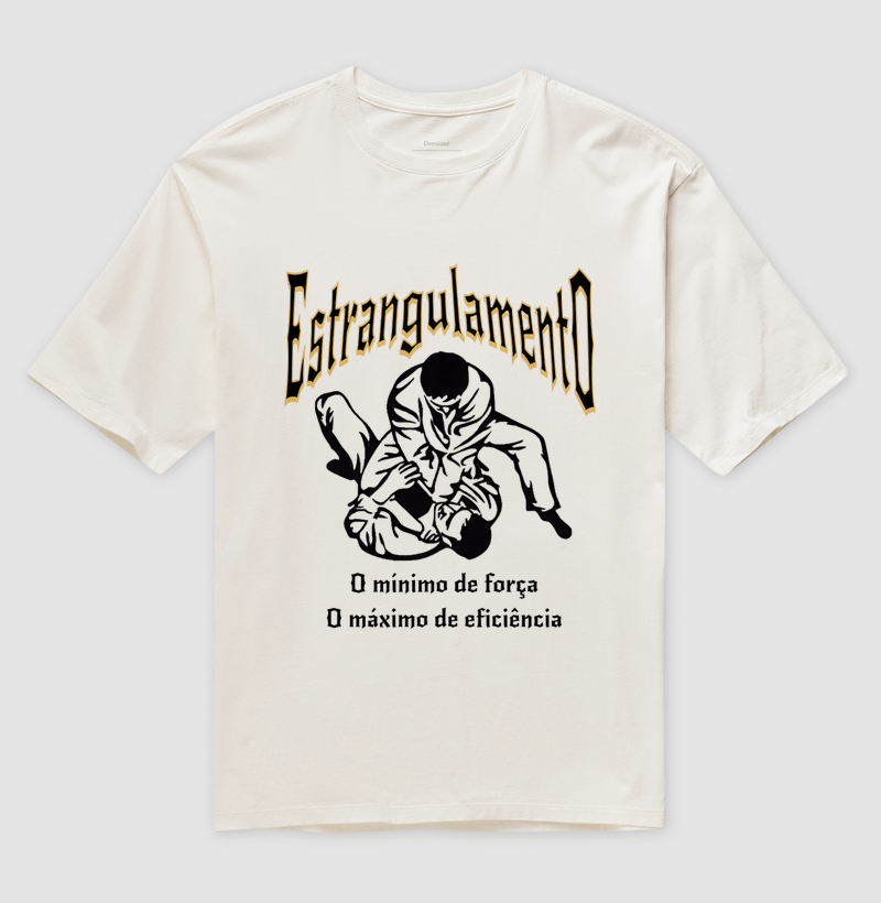 Camiseta Oversized Estrangulamento