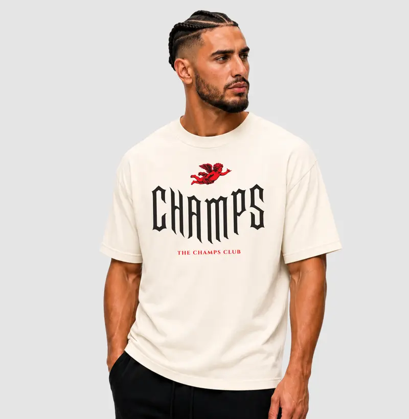 Camiseta Oversized Off-White Cherub Classic