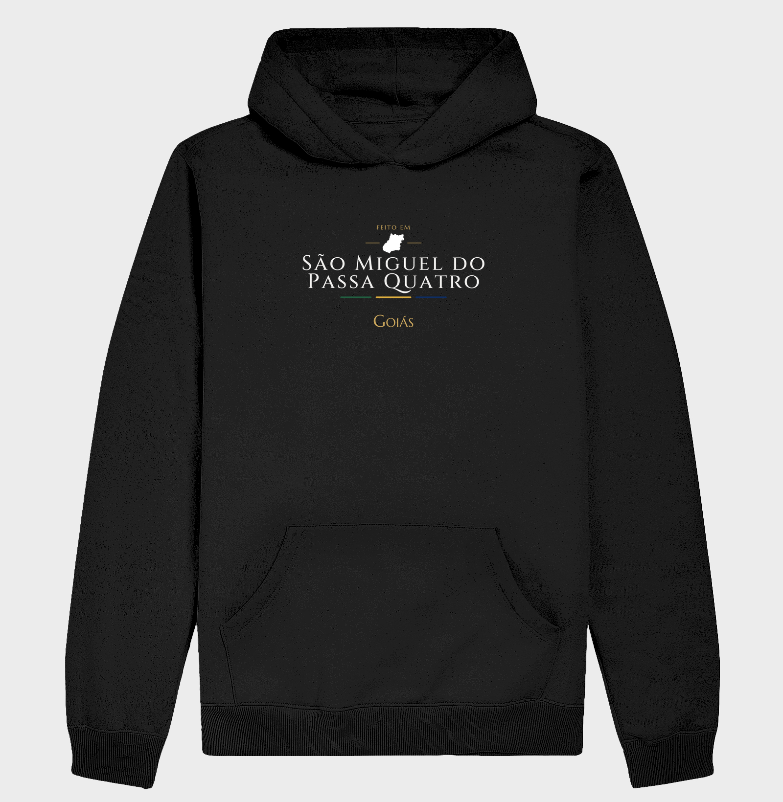 Feito em São Miguel do Passa Quatro GO - Hoodie Moletom