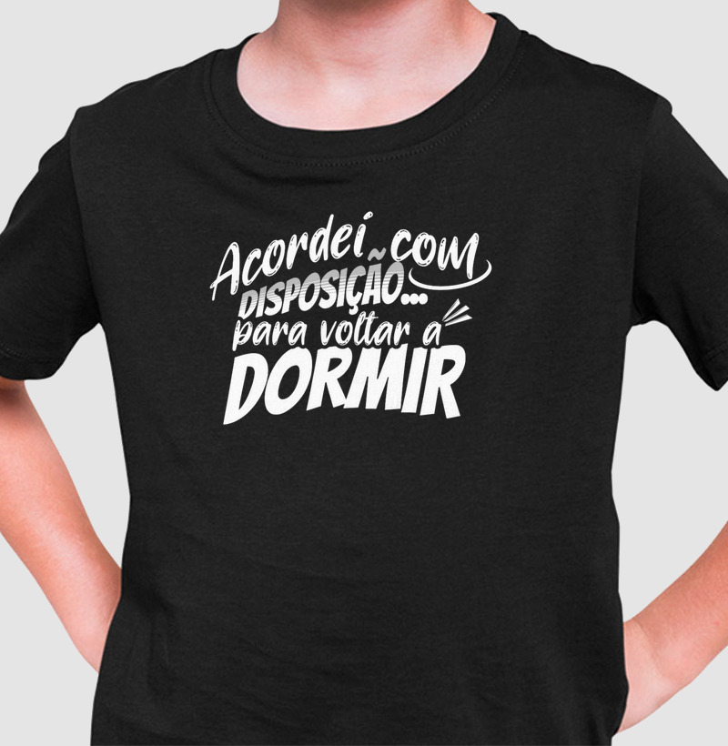 Acordei com disposição... para voltar a dormir.