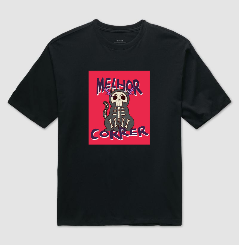 Camiseta Oversized MELHOR CORRER