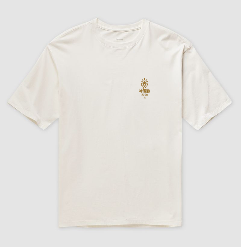Leão da Tribo de Judá - Majestoso - Camiseta Oversized