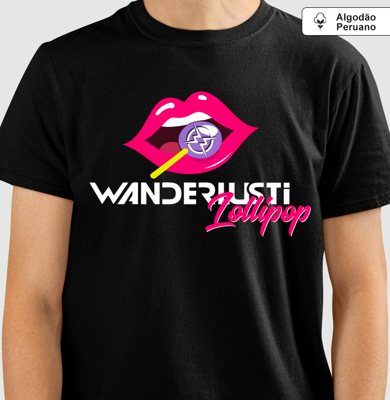 Camiseta de Algodão Peruano Lollipop WANDERLUSTI