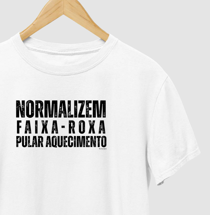 Normalizem Faixa-roxa pular aquecimento,