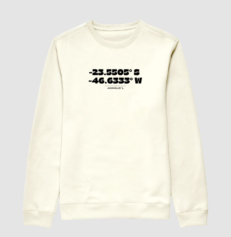 Suéter Moletom Tribo Animális - Coordenadas