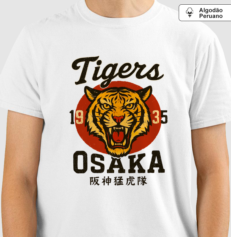 Camiseta Osaka 1935 Vintage Premium Algodão Peruano