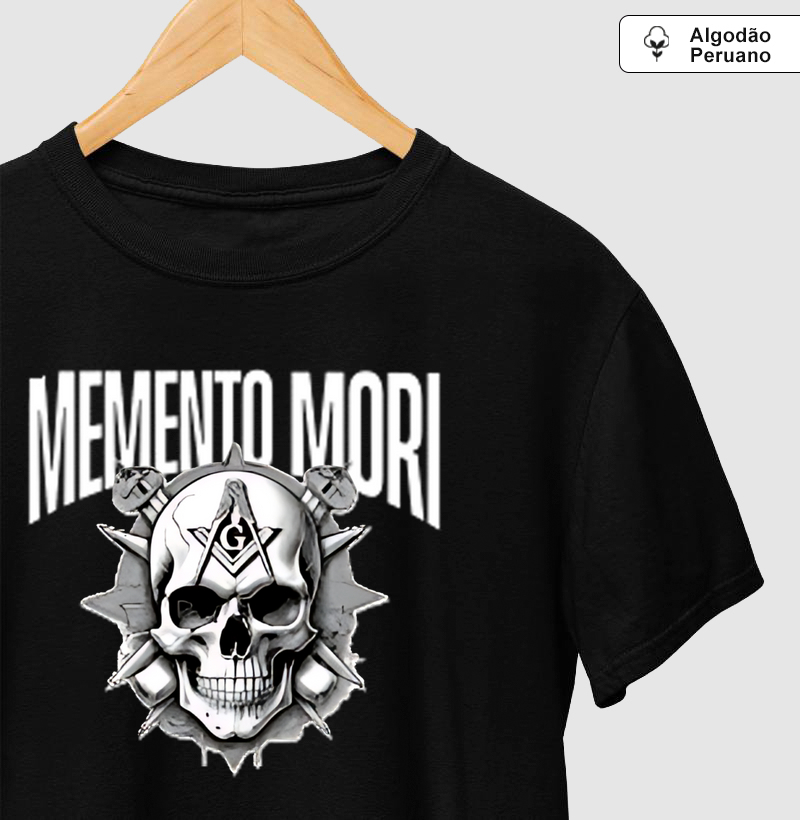 Camiseta Algodão Peruano Memento Mori - Mr. GADU
