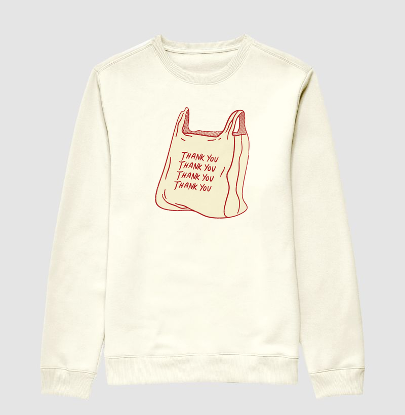 Moletom Thank You Red