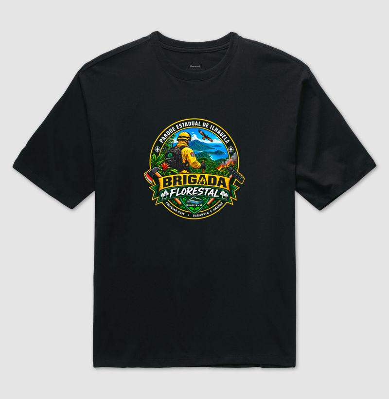 Brigada Florestal em Campo - Camiseta Oversized