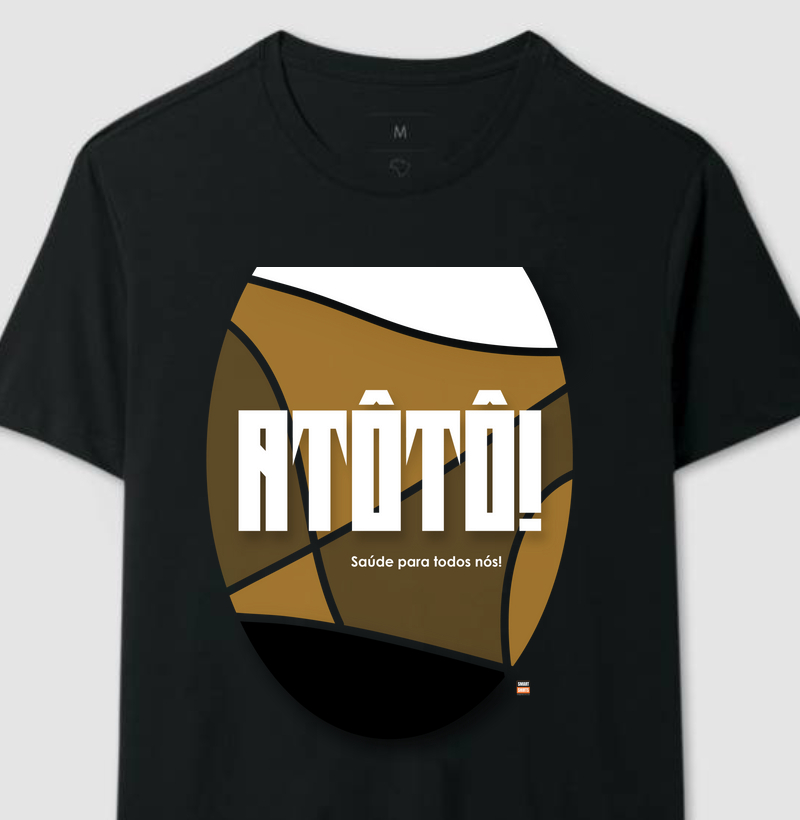 Camiseta Atôtô! Preta - Obaluaê