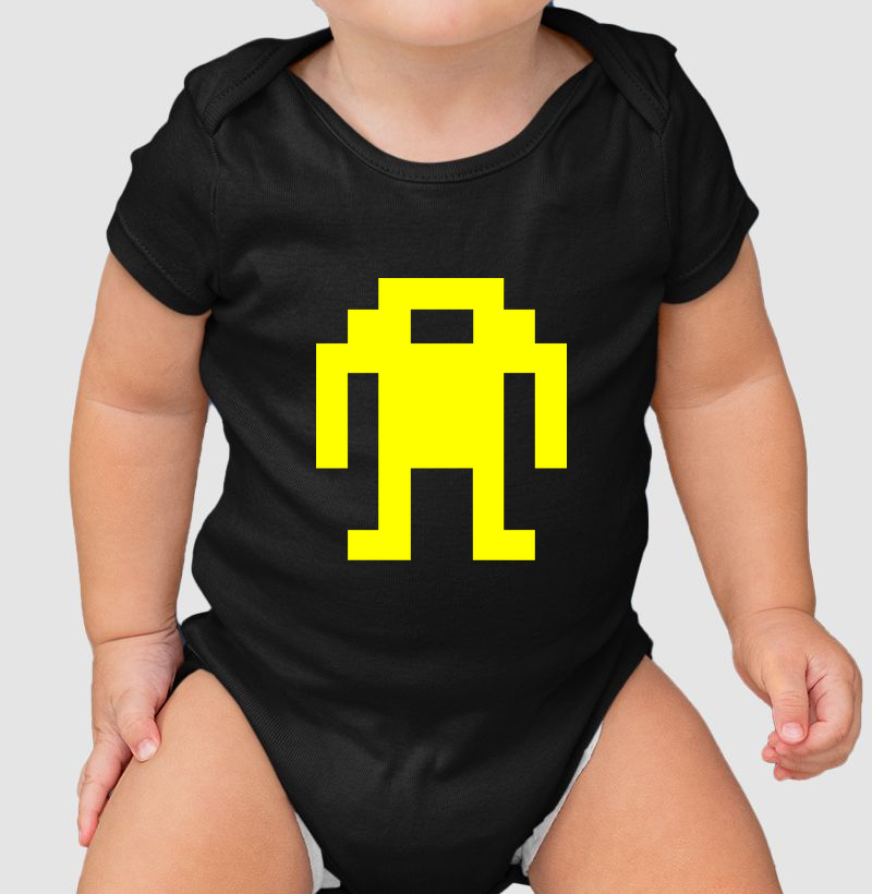 Yellow Pixel Droid – Think Tee