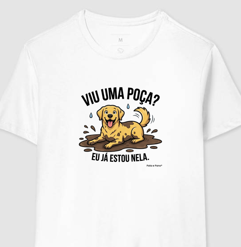 CAMISETA LABRADOR POÇA