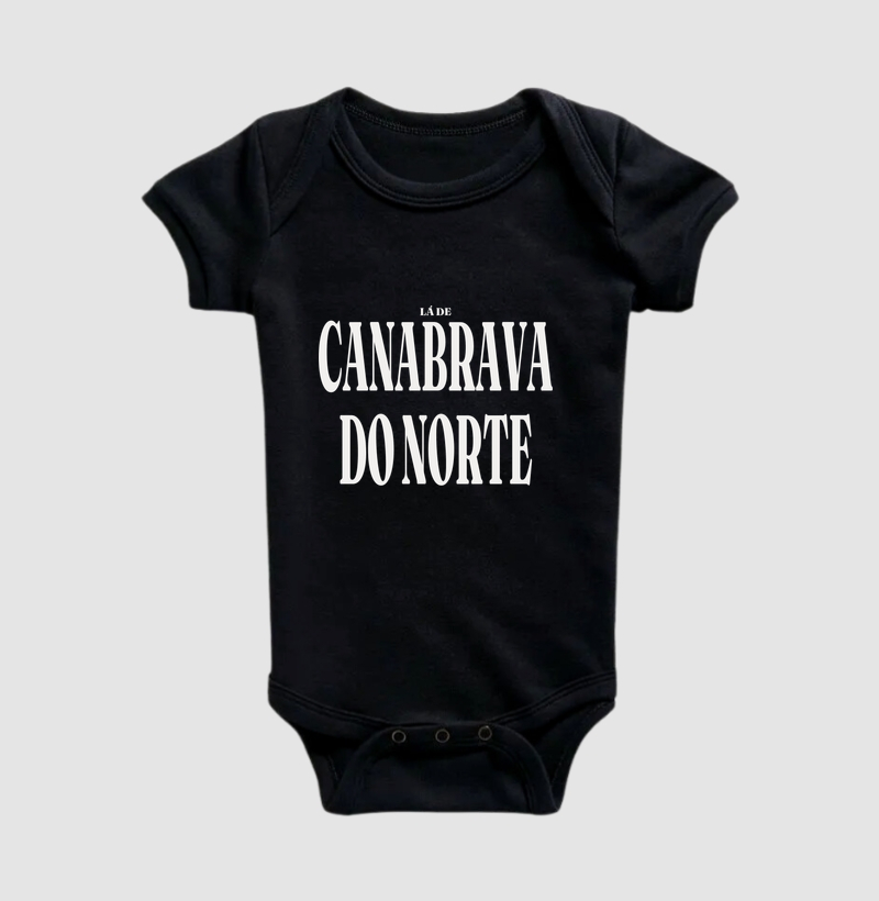 Canabrava do Norte | Tipografia MT - Body Infantil