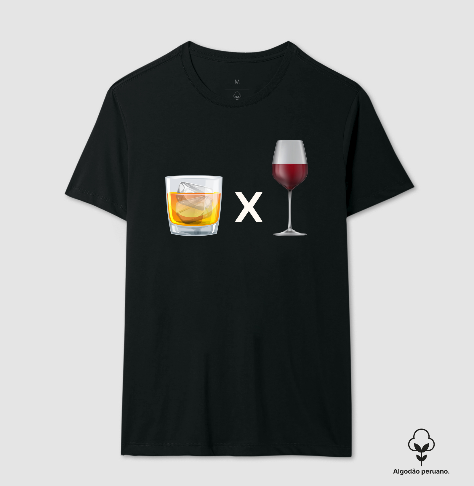 Camiseta Whisky x Vinho