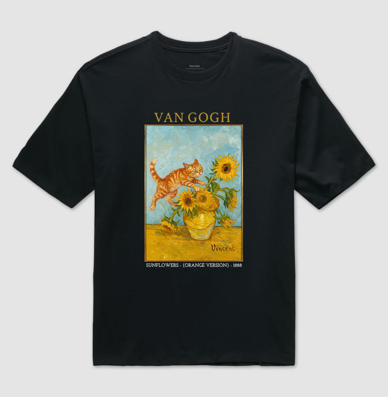 Van Gogh - Sunflowers Versão Laranjinha