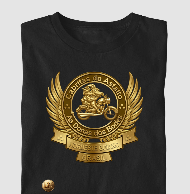 Camiseta Cabritas do Asfalto Nordeste Goiano Douradas
