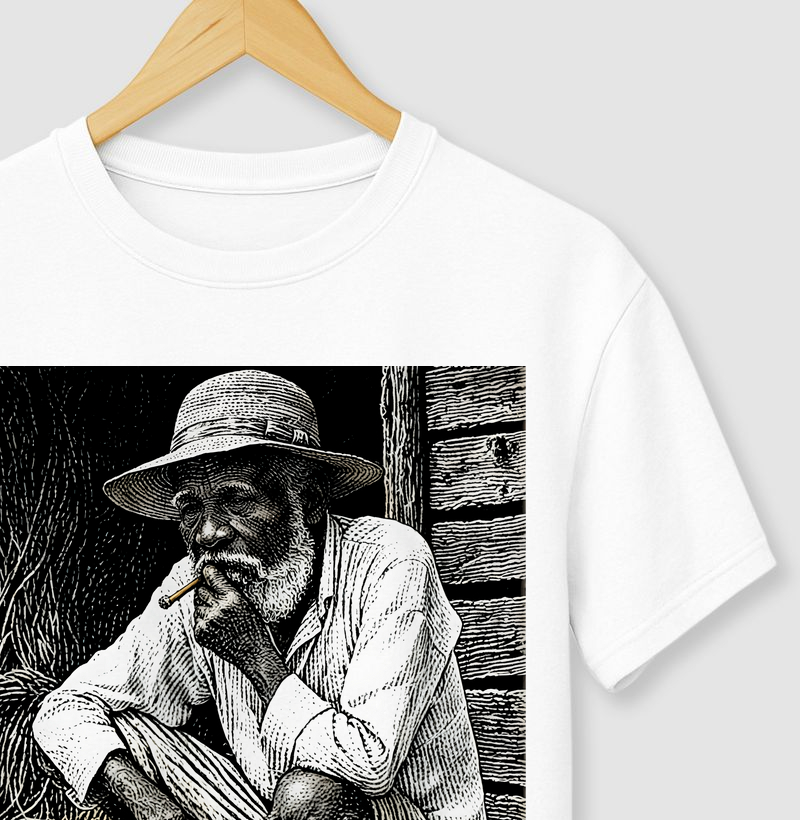 Camiseta - Preto-Velho - Imagem 1