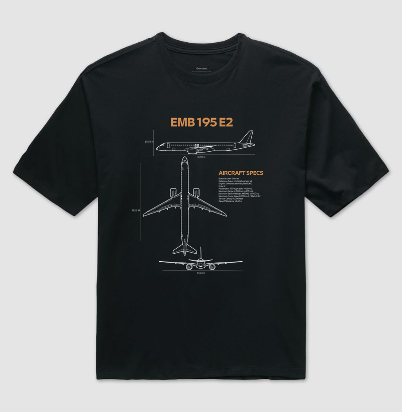 Embraer 195 E2 - Blueprint