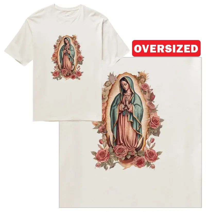 Nossa Senhora de Guadalupe e as Rosas - Oversized