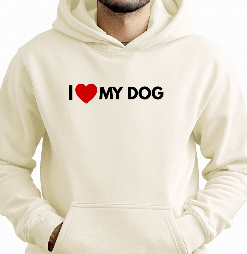 I Love my Dog (red)