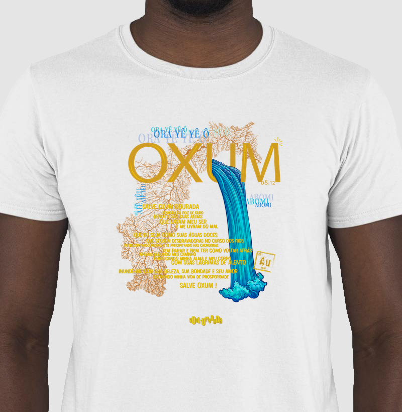 camiseta OXUM oração masculina
