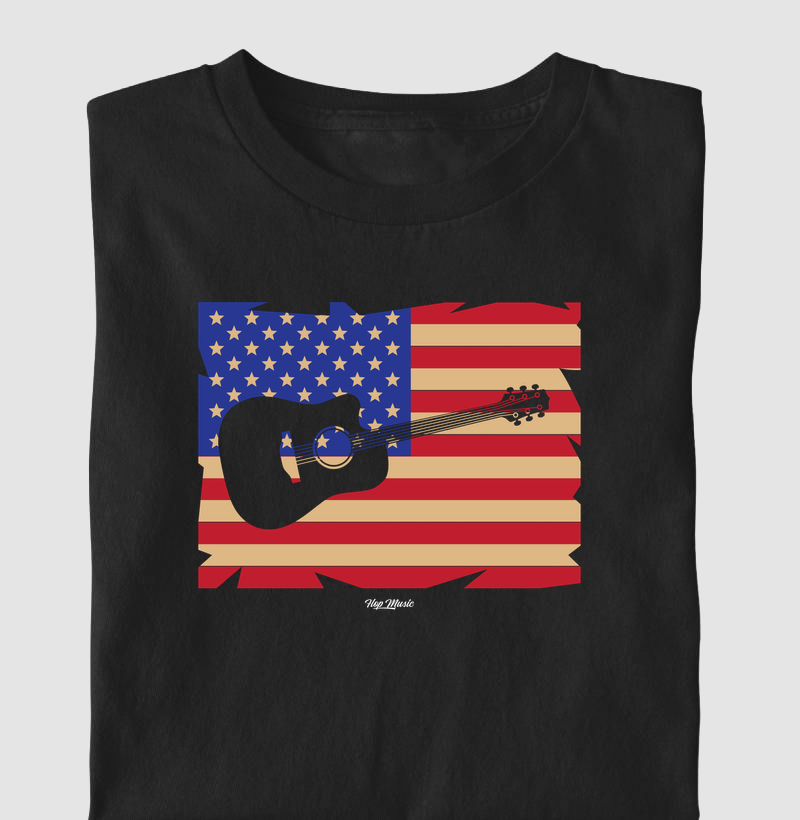 American Flag Violão 2