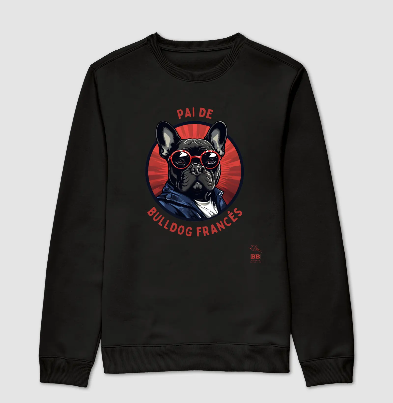 Sueter Bulldog Frances "Pai de Bulldog II"