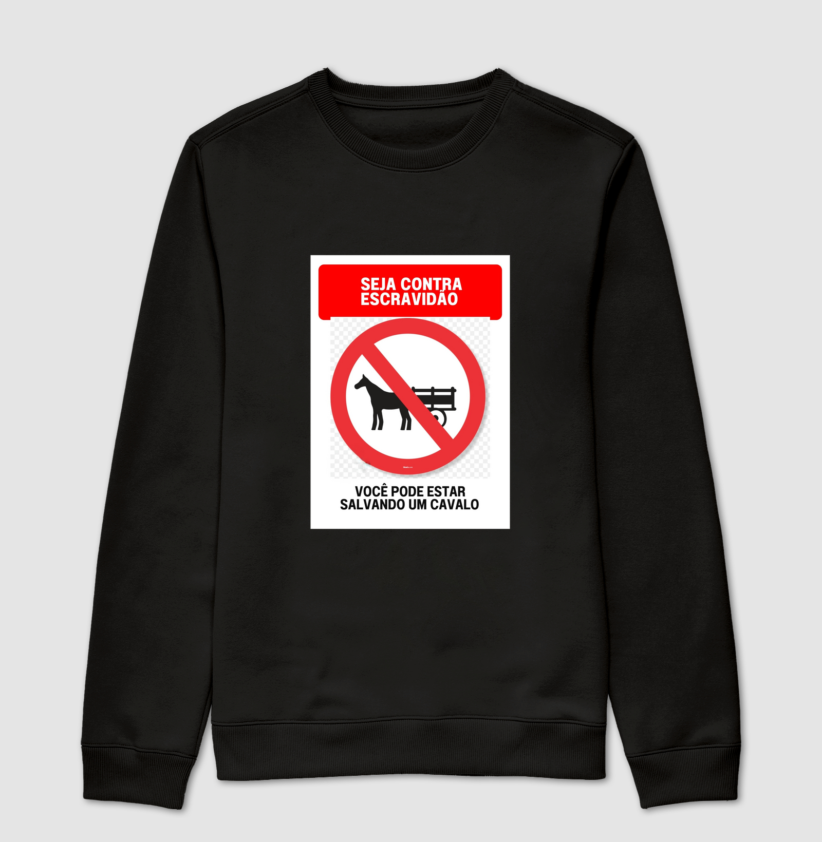 camiseta Não a puxar carroças!