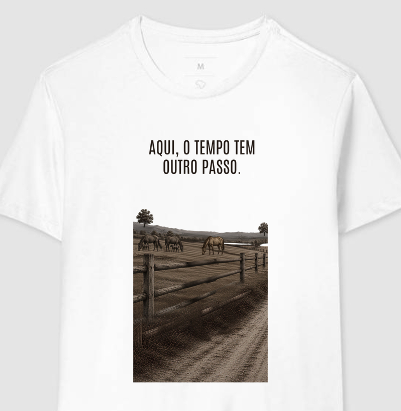 Aqui, o tempo tem outro passo.