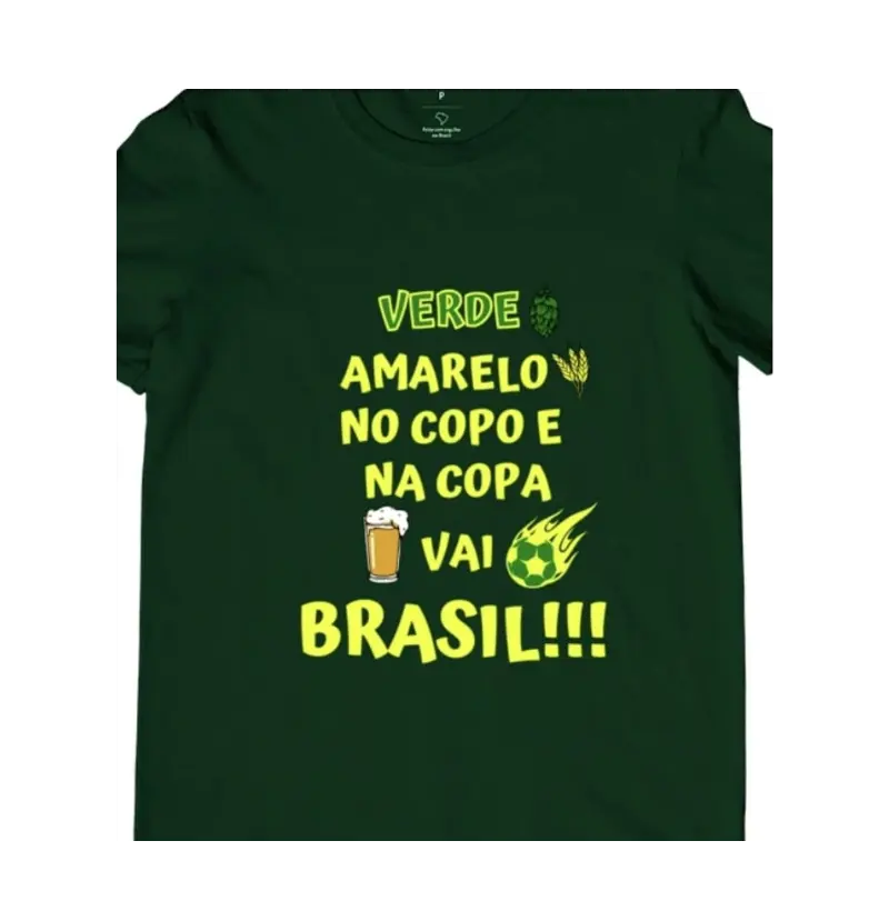 Torcedor verde e amarelo 