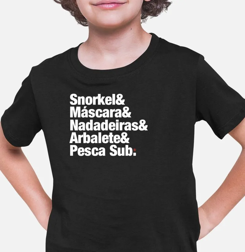 Camisa Infantil &Pesca Sub