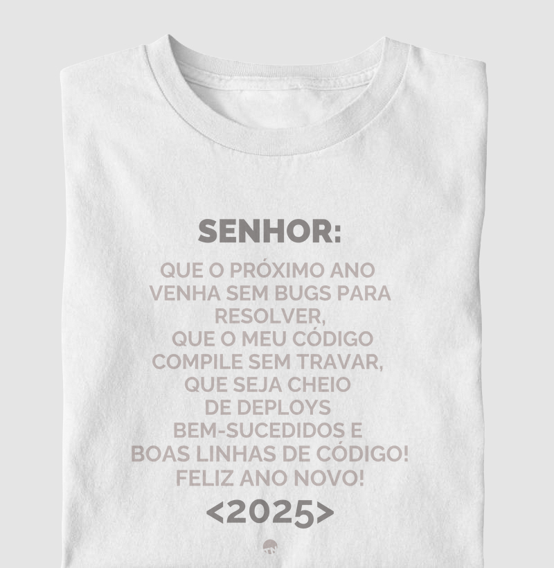 Camiseta Oração do Programador 2025