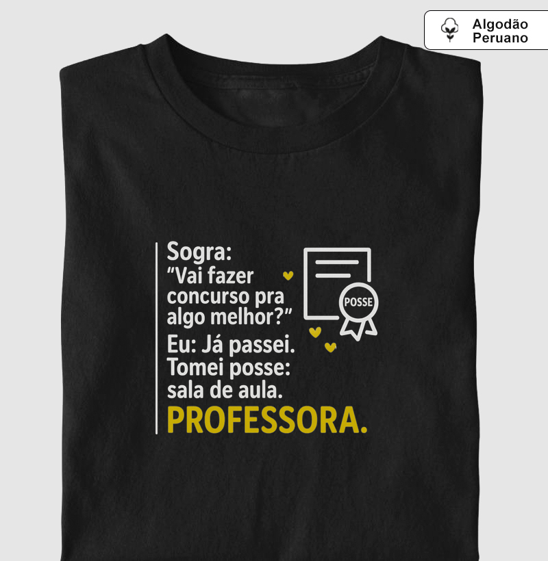 Professor Posse na Sala de Aula