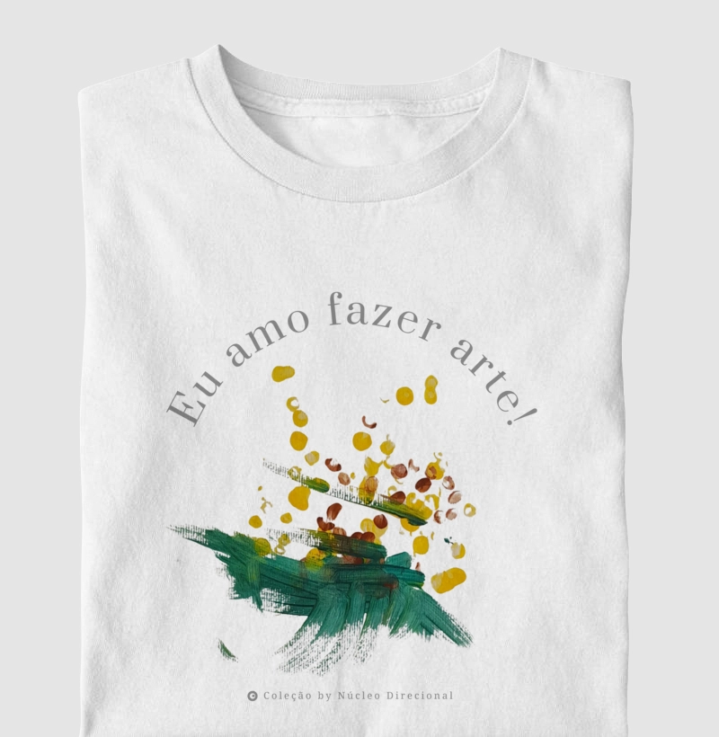 Camiseta Infantil Fazendo Arte by Carlos Rangel