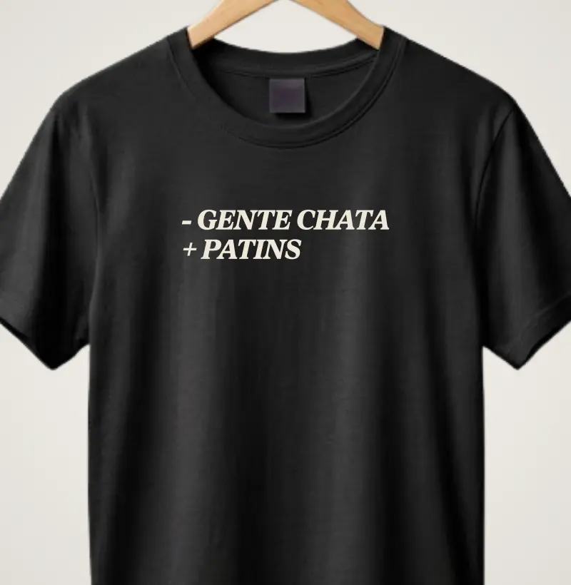 Menos gente chata, mais patins