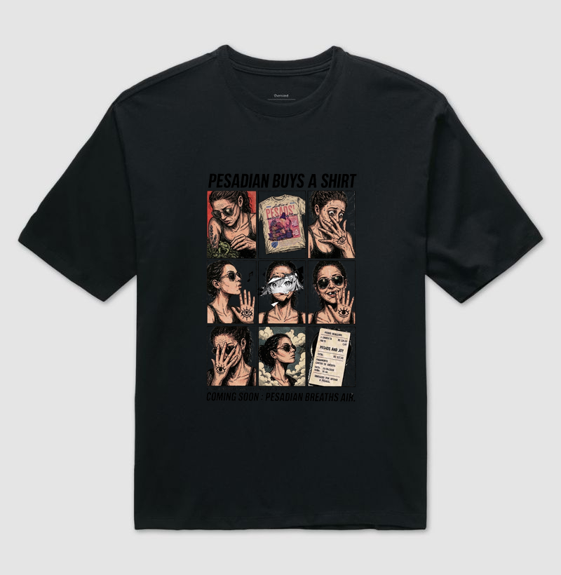 pesadian buys a shirt - Camiseta Oversized