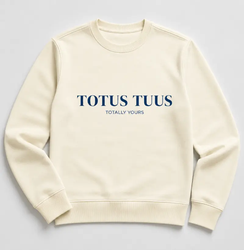 Suéter "TOTUS TUUS" – Consagração Total