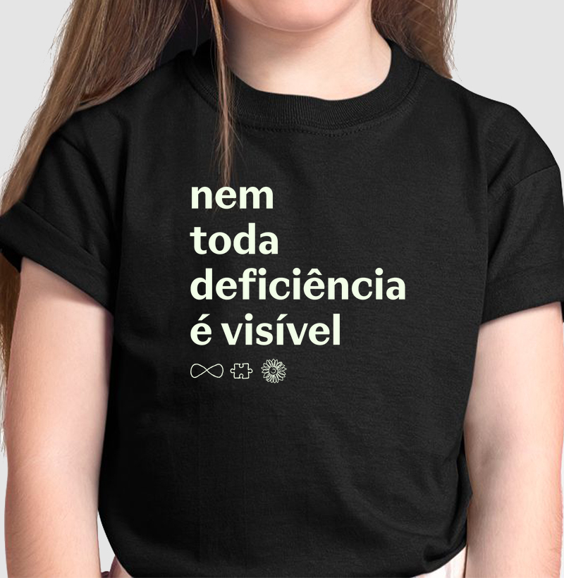 Nem toda deficiência é visível.