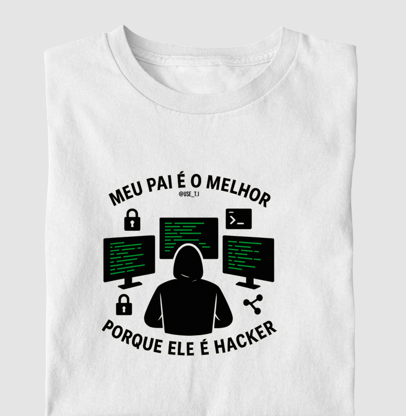 "Meu pai é o melhor porque ele é Hacker II" T.I