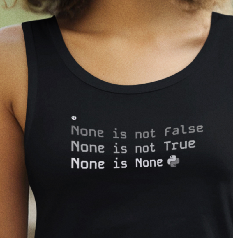 Python None is None