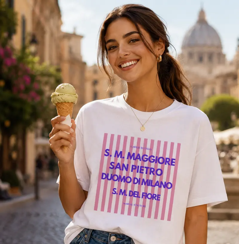 Igrejas da Itália pink