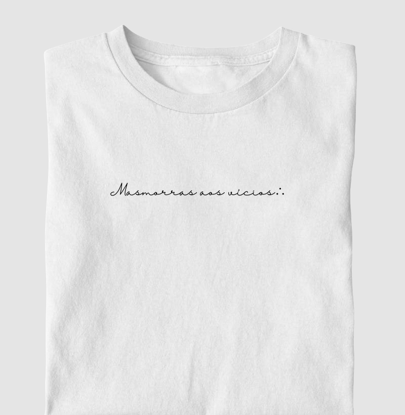 Camisa Maçônica Masmorras aos vícios ∴