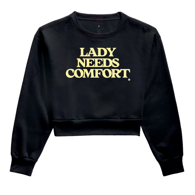 LADY NEEDS COMFORT - Cropped Moletom