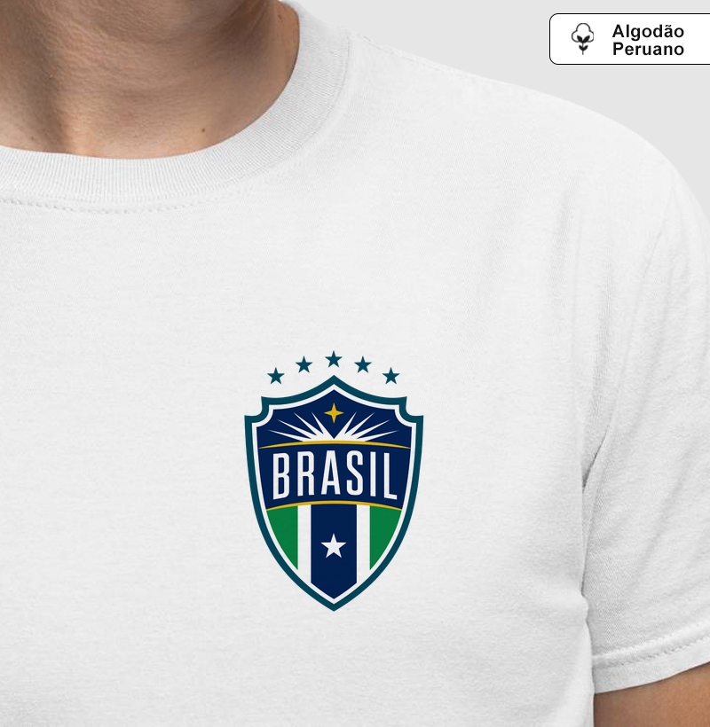 Algodão Peruano Rumo ao Hexa! - Branca