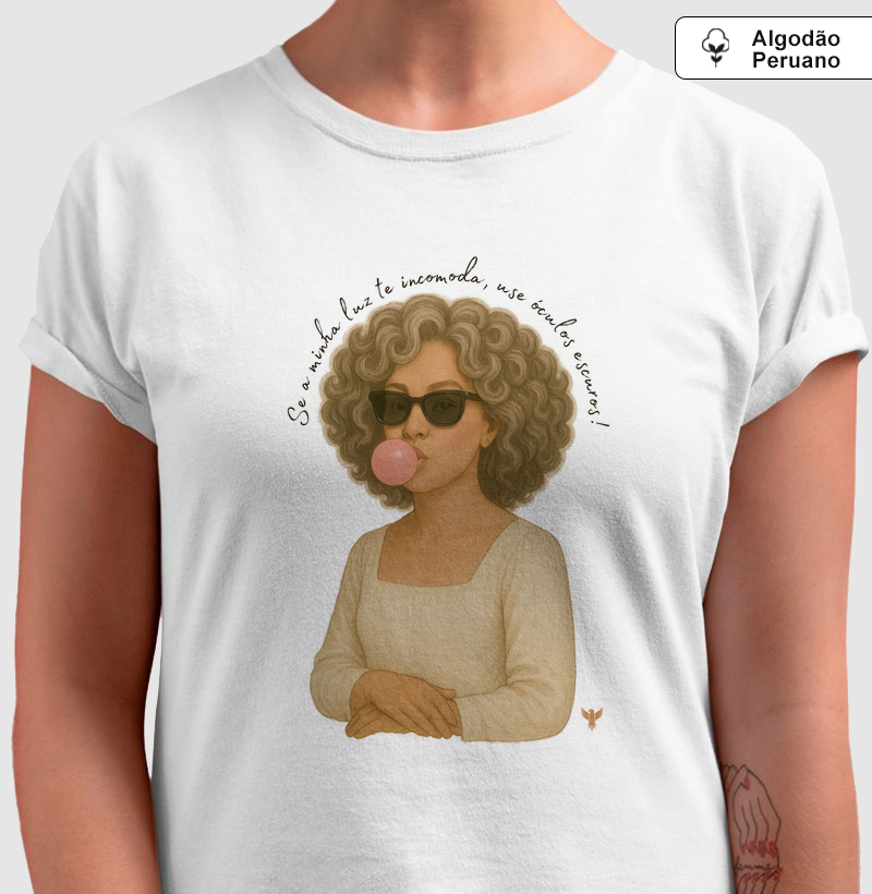 Se a minha luz te incomoda, use óculos escuros! (Grisalha)