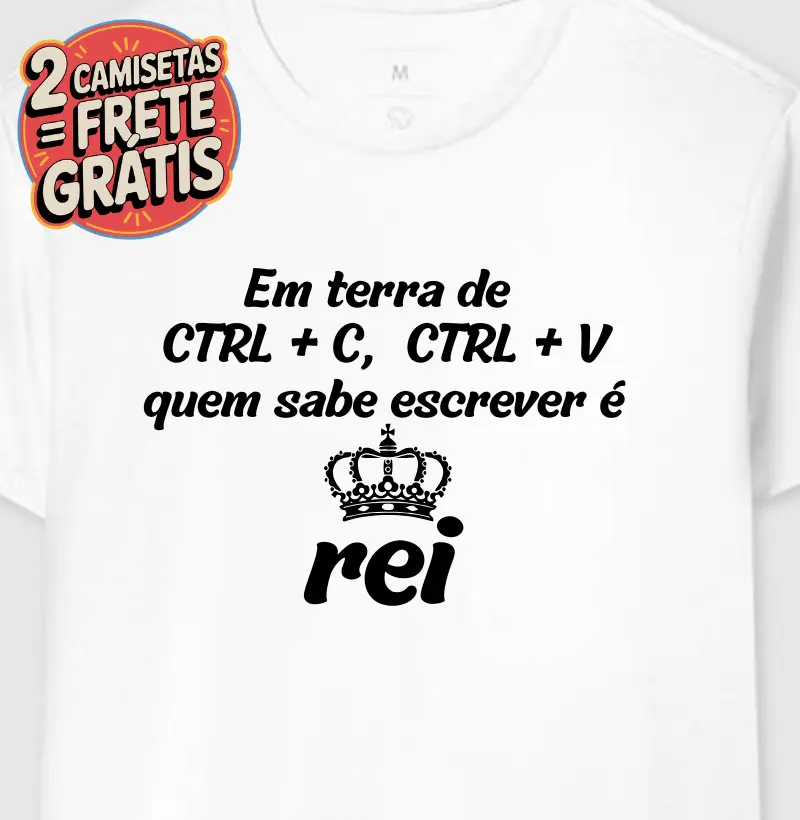 Camiseta Ctrl V Ctrl  C